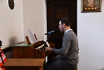 Kaplica Domu Nadziei, Msza Św. w intencji Pani Agnieszki. Przy organach Pan Paweł.