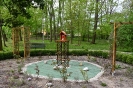Ogród przy Soli Deo, figura Najświętszego Serca Jezusa