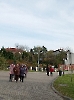 Uczestniczki turnusu w drodze do Sanktuarium w Łagiewnikach