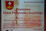 Napis: Powiatowy Dzień Pracownika Socjalnego