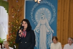 Świetlica Domu Nadziei, przemawia p. Anna Dąbrowska Banaszek