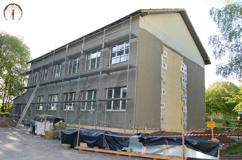 Budynek WTZ w trakcie modernizacji