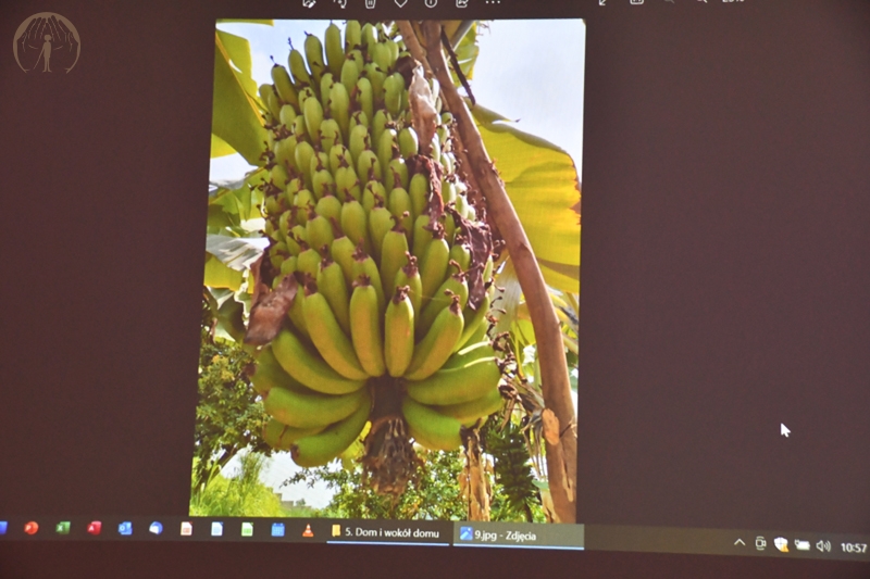 Soli Deo, spotkanie z Matką Judytą, fotografia kiści bananów